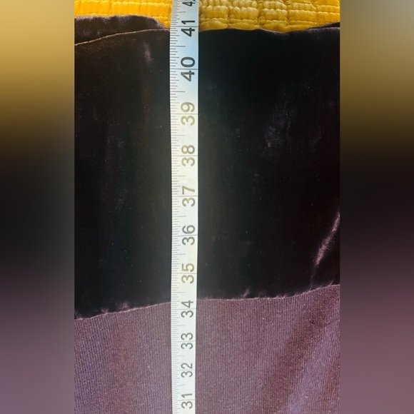 Boden Velvet Trimmed Plum Purple Scoop Neck Dress Size‎ 14 Cashmere Angora Blend - Picture 10 of 10